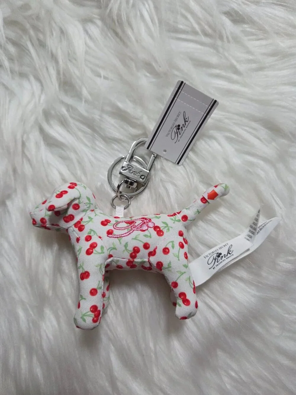 PINK Victoria's Secrete Micro Dog Keychain Charm